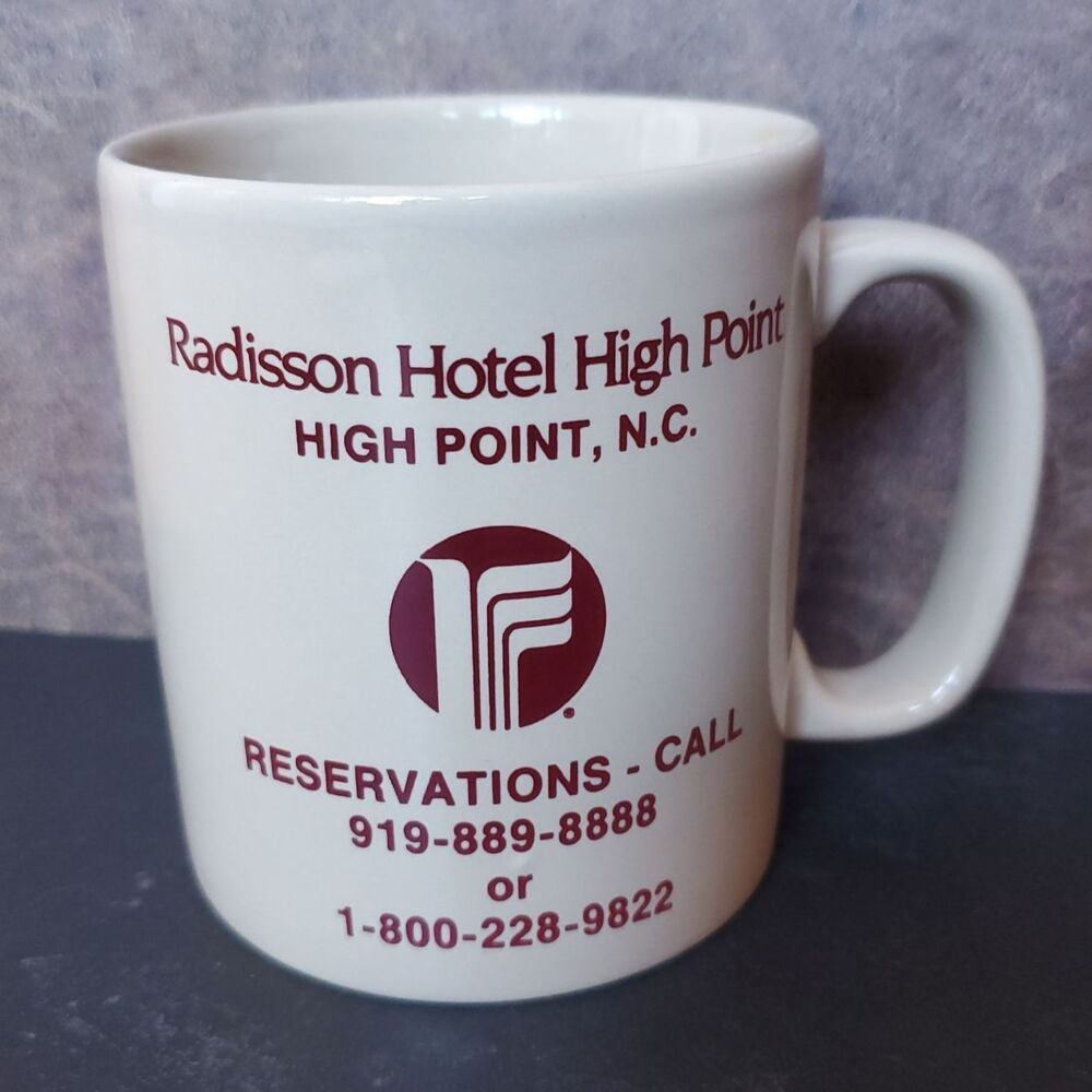 VTG High Point NC Mug Radisson Hotel Hosiery & Furniture Capital of the World
